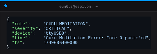 emon JSON output