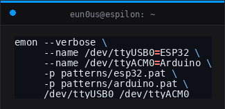 emon multi-port command